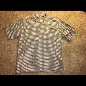 IZOD Tan Pattern Polo LG